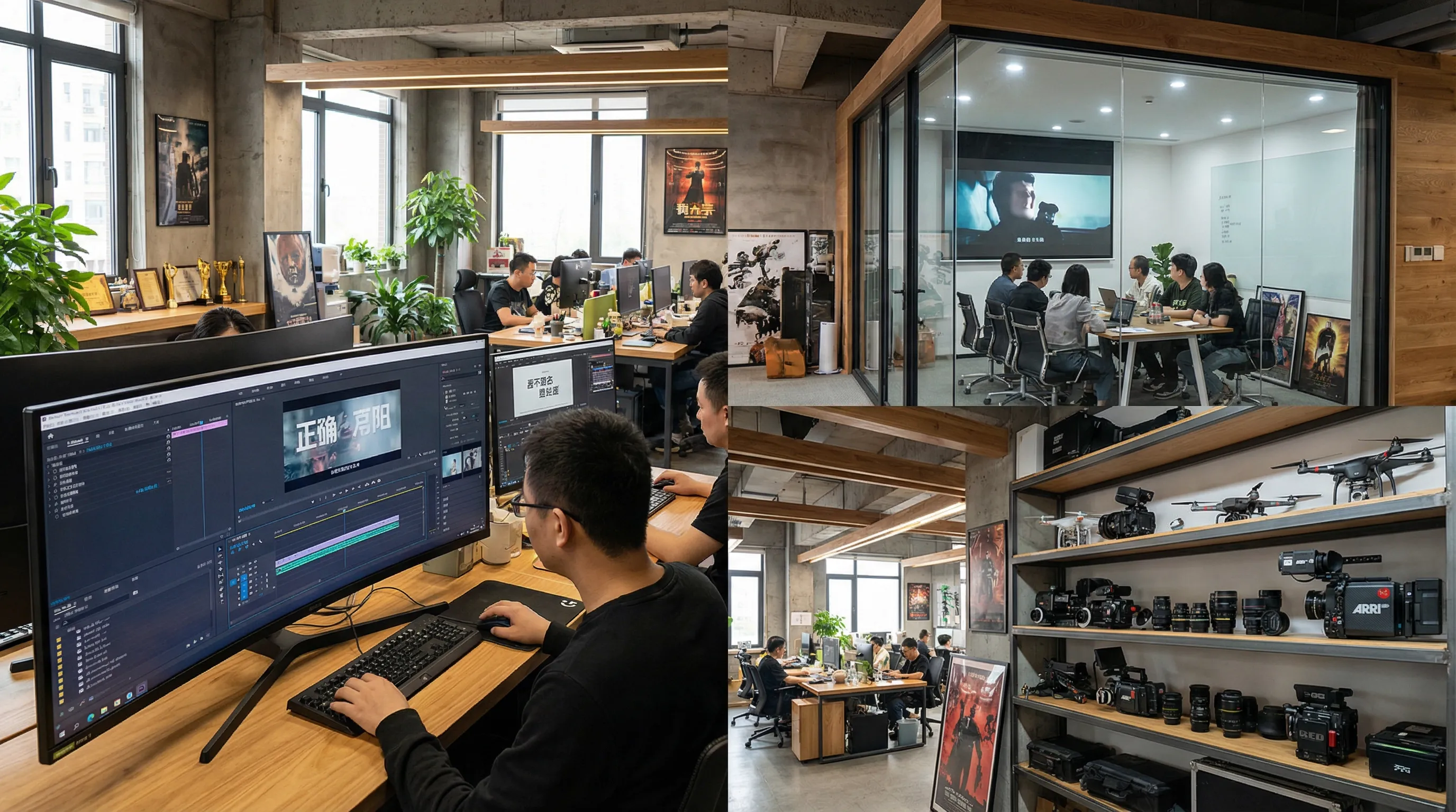 狠狠撸影视传媒公司办公室